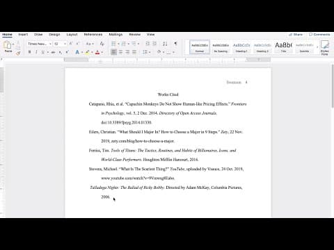 How to Cite MLA Format (website, book, article, etc.)