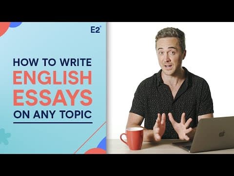 Ensayo en Inglés: Cómo Escribir sobre CUALQUIER Tema de Ensayo
