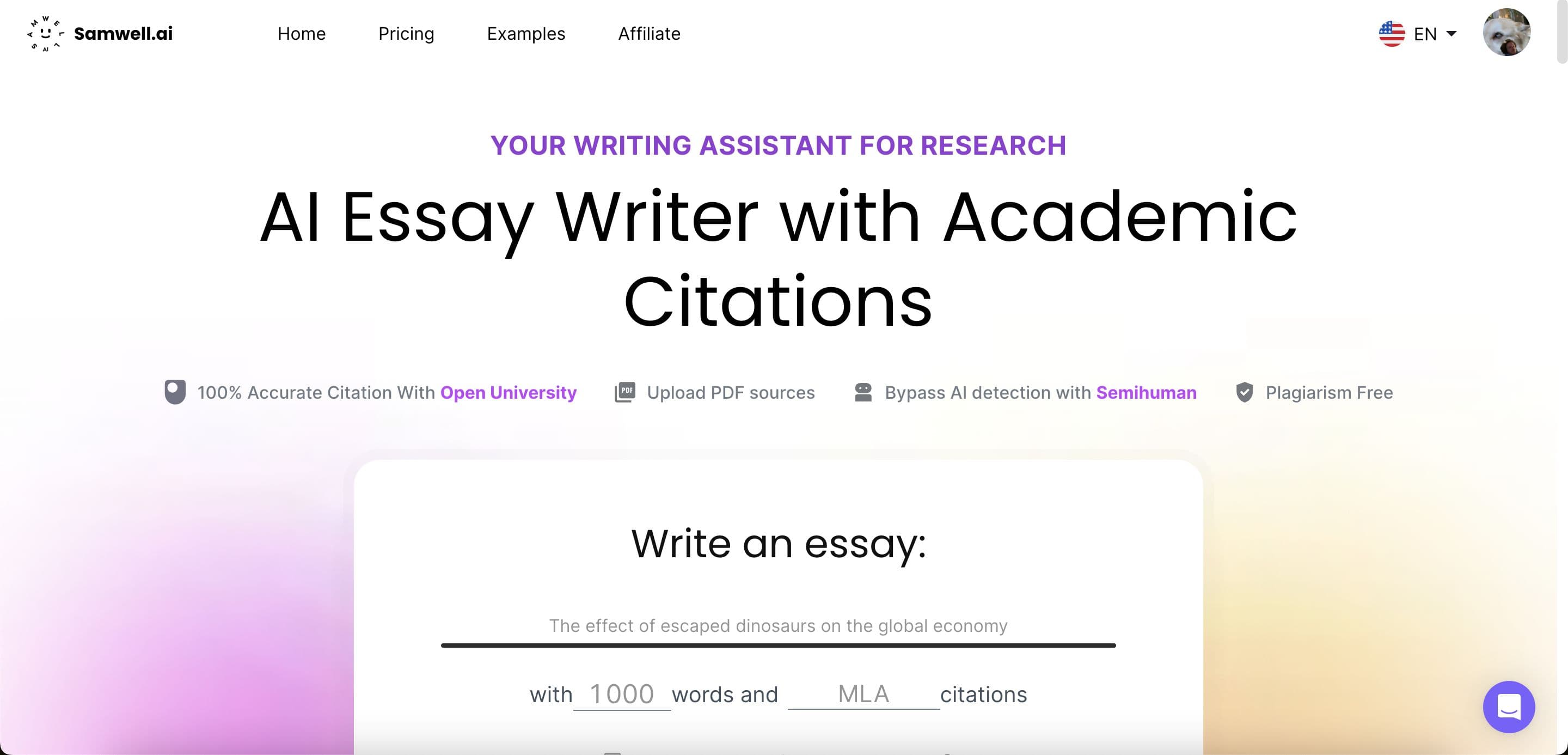 al essay schrijver met academische citaties