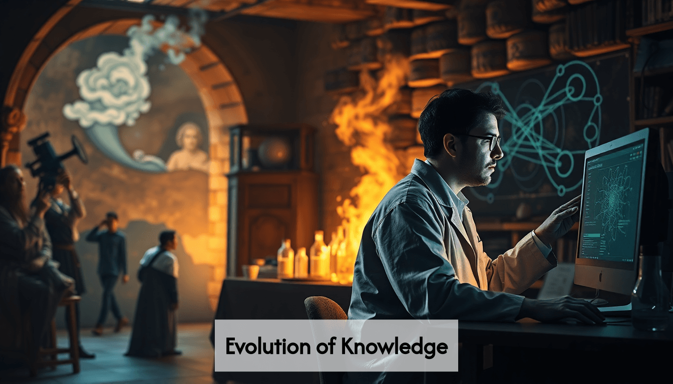 과학적 진화의 타임라인