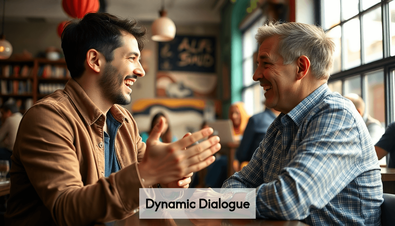 Cafe conversation