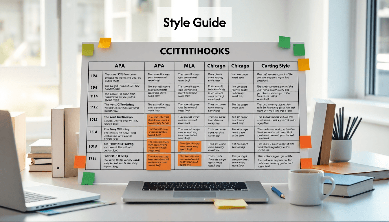 Grafiek van liedcitatiestijlen