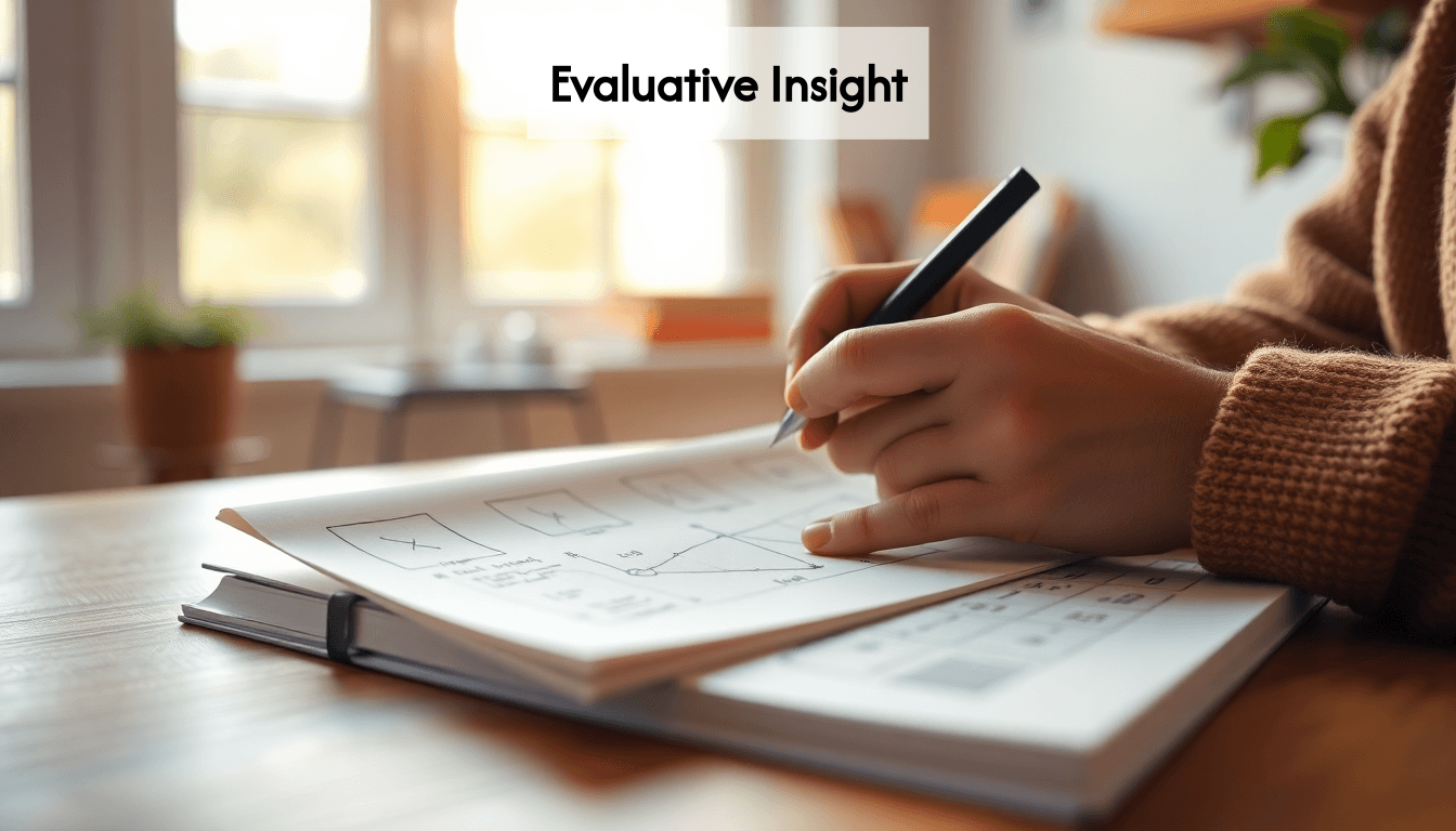 Nahaufnahme von Bewertungsnotizen