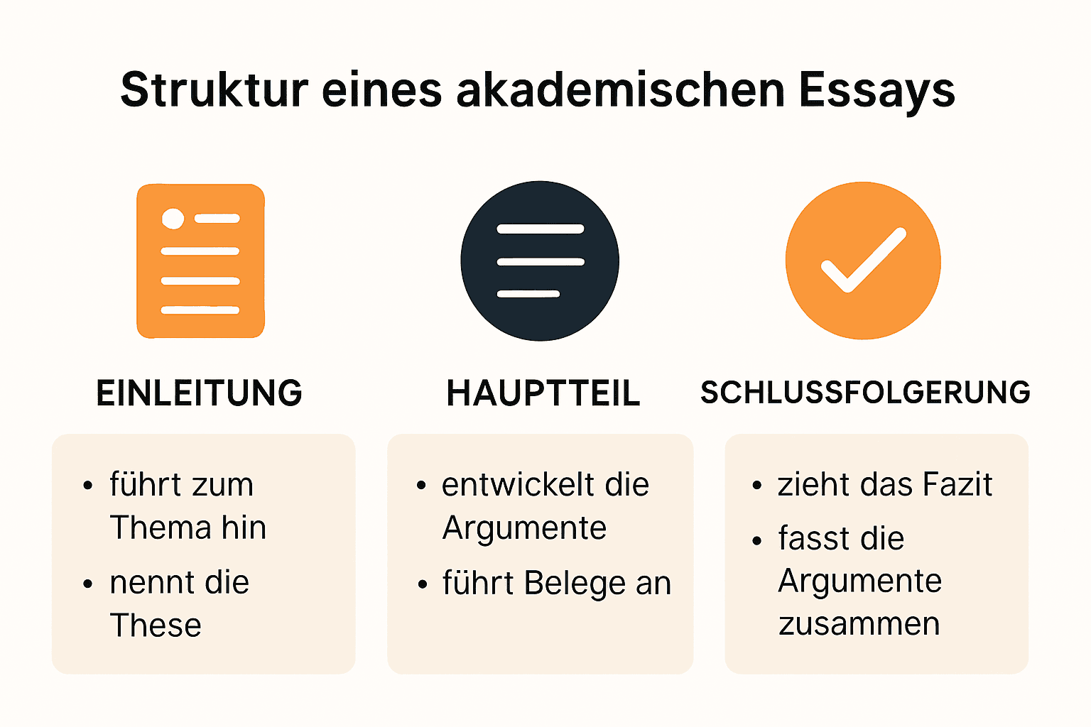 Infográfico sobre a Estrutura Básica de um Ensaio Universitário