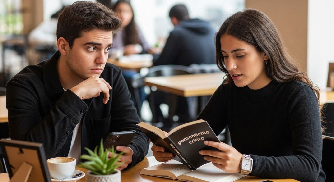 pensamento crítico verificação estudantes