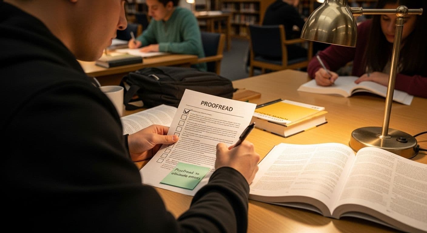 študija lektoriranja esejev