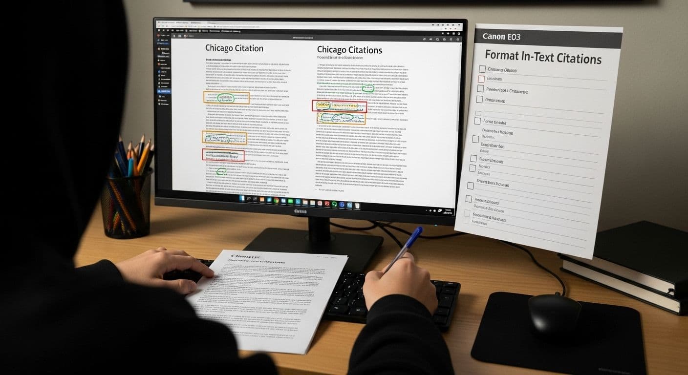 citación en el texto estilo Chicago