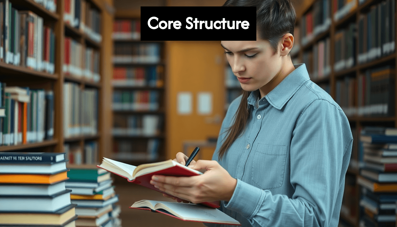Student schrijft in reflectie