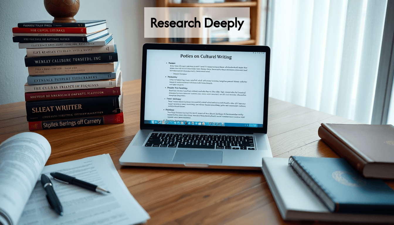 Proces raziskovanja za pisanje profilov.