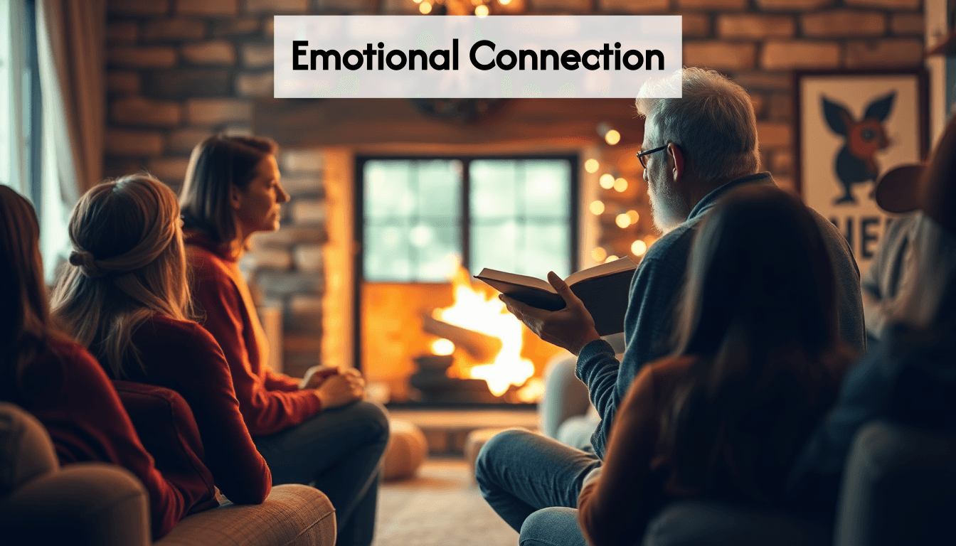 Verhalend moment dat verbinding illustreert