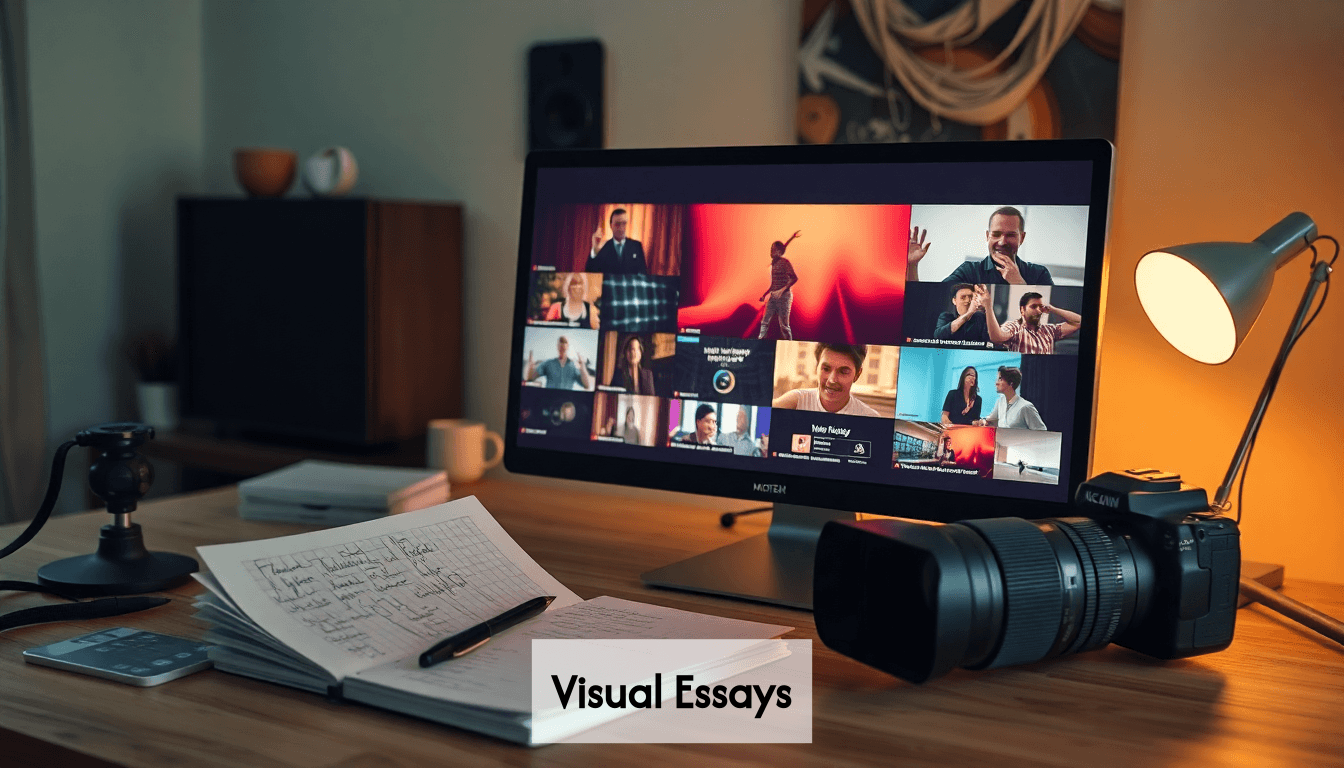 Collage dessais vidéo